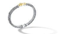 Load image into Gallery viewer, CLASSIC CABLE BUCKLE BRACELET IN SILVER & GOLD