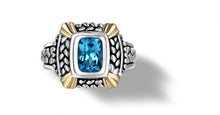 Load image into Gallery viewer, NIRVANA RING BLUE TOPAZ - Gir Collection
