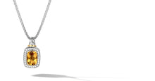 Load image into Gallery viewer, NECKLACE IN SILVER & GOLD WITH YELLOW CITRINE