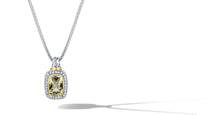 Load image into Gallery viewer, NECKLACE IN SILVER & GOLD WITH PRASIOLITE