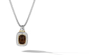 Load image into Gallery viewer,  NECKLACE IN SILVER & GOLD WITH SMOKEY TOPAZ