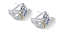 Load image into Gallery viewer, VARSHA EARRINGS SAPPHIRE - Gir Collection
