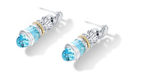 Load image into Gallery viewer, MAYA EARRINGS BLUE TOPAZ - Gir Collection