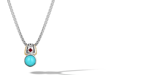 MANALI NECKLACE TURQUOISE - Gir Collection