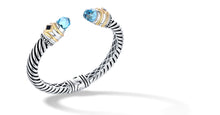 Load image into Gallery viewer, MEGHA BRACELET BLUE TOPAZ - Gir Collection