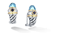 Load image into Gallery viewer, MEGHA EARRINGS BLUE TOPAZ - Gir Collection