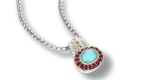 Load image into Gallery viewer, ZIKARA NECKLACE TURQUOISE - Gir Collection