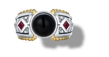 Load image into Gallery viewer, MANALI RING ONYX - Gir Collection