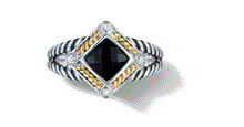 Load image into Gallery viewer, NISHA RING ONYX - Gir Collection