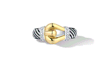 Load image into Gallery viewer, BUCKLE RING DIAMONDS - Gir Collection