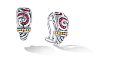 Load image into Gallery viewer, VARSHA EARRINGS RUBY - Gir Collection