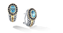 Load image into Gallery viewer, ZIKARA EARRINGS BLUE TOPAZ - Gir Collection